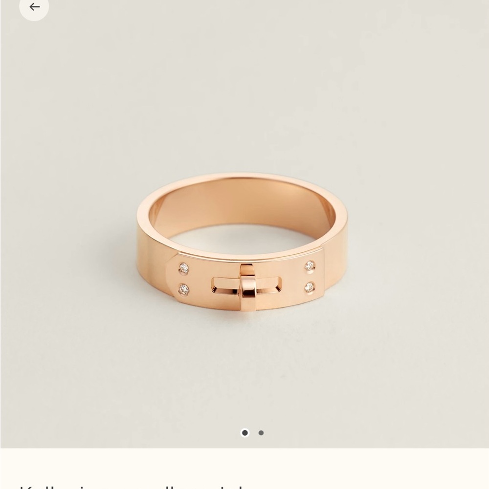 Hermes Rose Gold Women's Ring